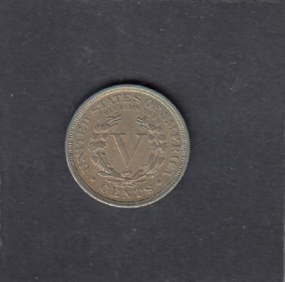 Beschrijving: 5 Cent LIBERTY